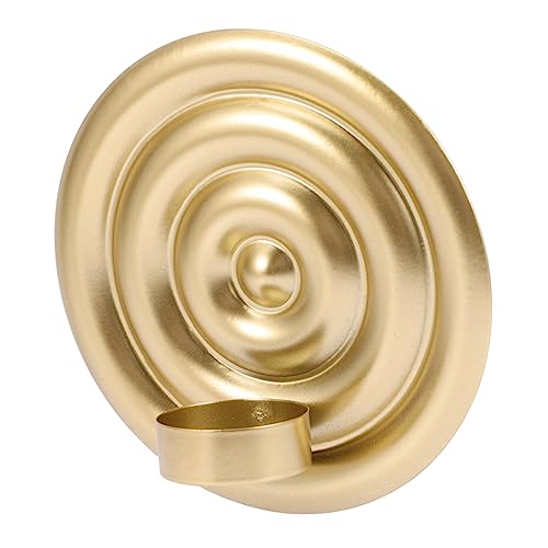 Levemolo Wall-Mounted Candle Base Candlestick Holder for Living Room Decor Modern Wall Adornment Wear Design for Dining Spaces