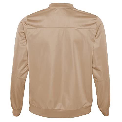 Umbro Men's Track Jacket, Tan/Pumpkin Spice, Medium #TOP1