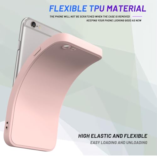 Image of for iPhone 6S Case Pink, Scratch Resistant with Soft Touch, Slim Thin Phone Cover for iPhone 6 4.7 inch