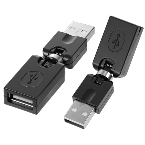 Adaptador USB 2.0 Rotativo 90 Grados Pack 2 Pcs miniatura 1