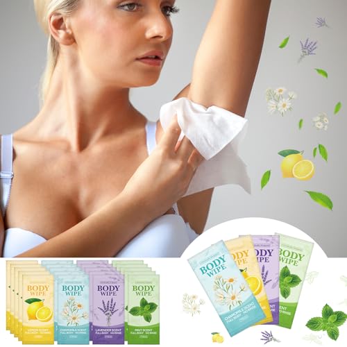 Heigble Large Body Wipes Individually Wrapped Bath Wipes for Adults No Rinse Shower Wipes Bulk Non Alcoholic Disposable Cleansing Wipes for Homeless for Travel Gym Outdoors Camping(300 Pcs) - Thumbnail 6