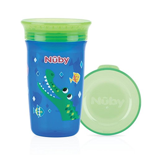 Nuby, ID10411blue, Wonder Cup, bicchiere da 300 ml...