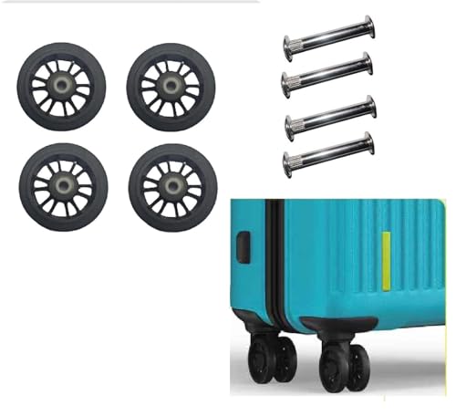 Image of Luggage Wheel Only for Replacement and Repair for VIP, Safari, Skybag, Amrican Tourister Suitcases Luggage Part (4.5 CM for 8 Wheeler (4 Pcs))