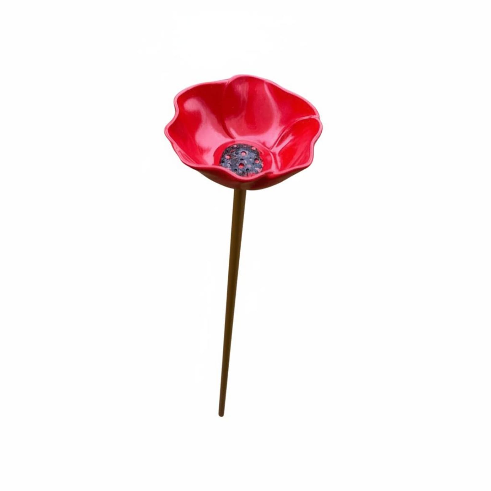 Handmade Metal Flower Garden Stake Detachable Rod Decorative Flower Garden Stake Creative Design Outdoor Decor, Red|Home & Garden | Yard, Garden & Outdoor Living | Bird & Wildlife Accesso-picture-14
