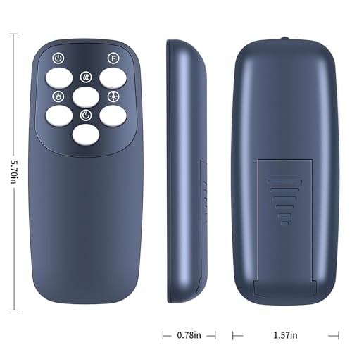 Télécommande cheminée électrique Intertek Naomi pour un salon chaleureux en hiver