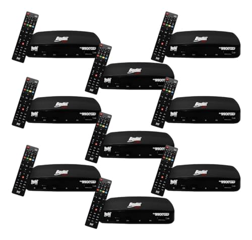 Kit 9 Receptor Digital Full Hd Bs9900s Banda C Ou Ku Bedin