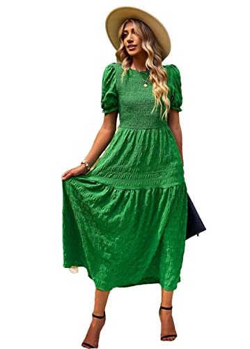 Robe longue bohème décontractée en taille haute style vintage S