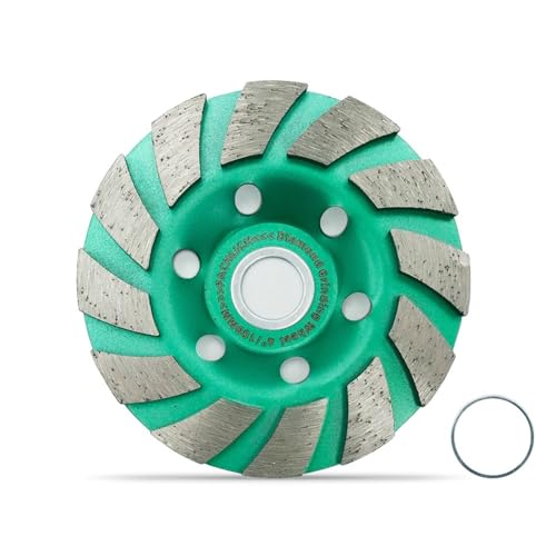Meule turbo diamant 100mm disque de meulage 4 pouces ponçage béton brique