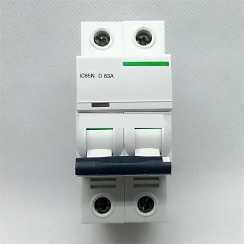 Mini disjoncteur IC65N 2P D63A A9F19263 Type D magnétothermique
