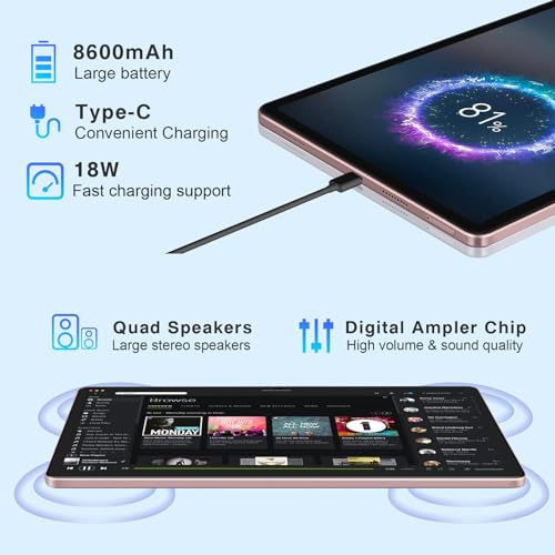 Aocwei 2024 Latest Tablet 11 Inch Android 13 Tablets 16Gb+256Gb+1Tb Expand thumb #5