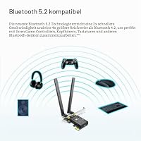 TP-Link Archer TX20E AX1800 Wi-Fi 6 WLAN Karte für PC, Bluetooth 5.2 PCIe-Adapter, 1201 Mbit/s 5 GHz und 574 Mbit/s 2,4 GHz, WPA3-Verschlüsselungsstandard, MU-MIMO, Unterstützt nur Windows 11/10 – Ansicht 4