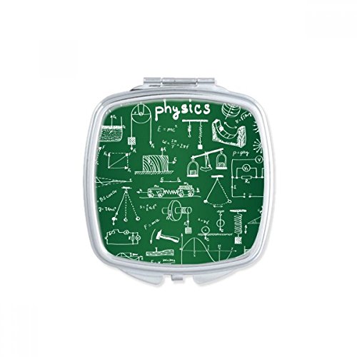 Miroir de poche mécanique électromagnétique vert carré DIYthinker - 2