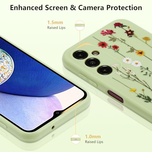 Coque Samsung Galaxy A35 5G fleur transparente silicone souple antichoc - 3