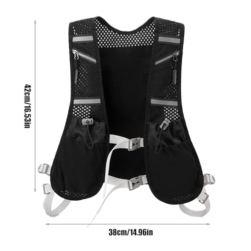 Chaleco de agua reflectivo para running con soporte para teléfono 2
