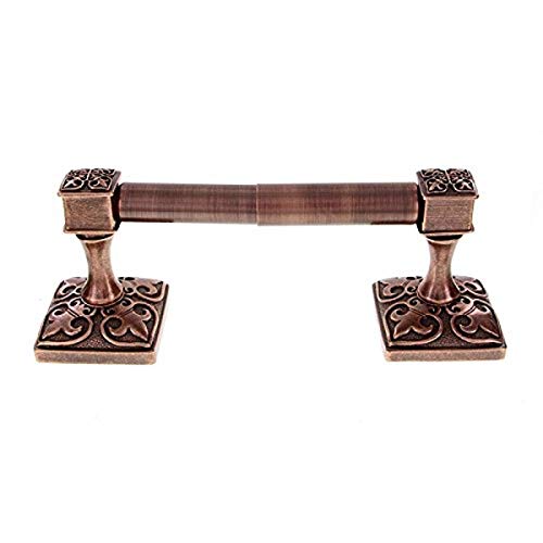 Exclusive Discount 70% Price  Vicenza Designs TP9013 Fleur de Lis Spring Toilet Paper Holder, Antique Copper
