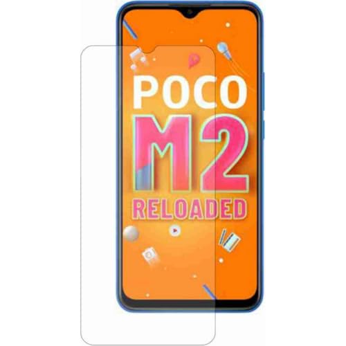 Image of Embed HD-Clear Screen Guard for POCO M2 Reloaded - Harder or Durable Plastic & More Impact-Resistant Than Glass, with Free Installation Kit