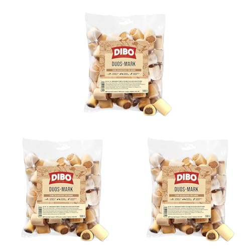 Duos-Mark, 500g-Beutel, Backwaren als gesunde, natürliche Ernährung für Hunde von DIBO, Hundefutter, Barf, B.A.R.F., Leckerli, Hundekekse (Packung mit 3)
