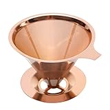 BLAGAIN Pour Over Coffee Dripper, Stainless Steel Coffee Filter, Paperless Pour Over Coffee Maker Ea