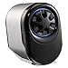 Bostitch Office QuietSharp Electric Pencil Sharpener, Heavy Duty Classroom or Office Use, Size Selector with 6 Different Sizes, Silver/Black