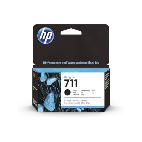 La Cartuccia Originale HP 711 Nero Matte CZ129A è compatibile con le Stampanti per grandi formati HP DesignJet T120, T125, T130, T520, T525, T530 e con la Testina di Stampa DesignJet HP 711