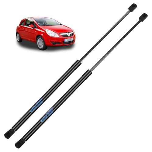 Koaudb 2Pcs Boot Struts for Vauxhall Corsa D 3 2006-2014 Rear Tailgate Boot Gas Struts Lift Support System Car Boot Gas Struts Door Hatchback Gas Strut Heavy Duty Replace #13182537