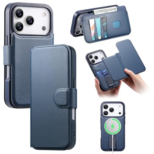 For 2025fiPhone 17ProP[X蒠^RFIDubLO CX[dΉ 2 in 1 O\U[ J[h[ X^h@\X}zP[XyMYHzACtH17v lC y ֗ ho ϏՌ 