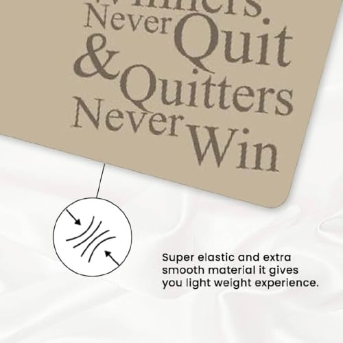Image of OUTFITQUE Cute Mouse Pad - Printed Mousepad with Anti-Slip Rubber Base & Smooth Mouse Control for Laptop, Gaming, Notepad, Desktops (Winner Theme)