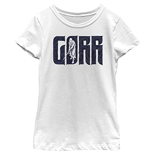 T-shirt Marvel Thor Love and Thunder Gorr pour fille en coton blanc taille L