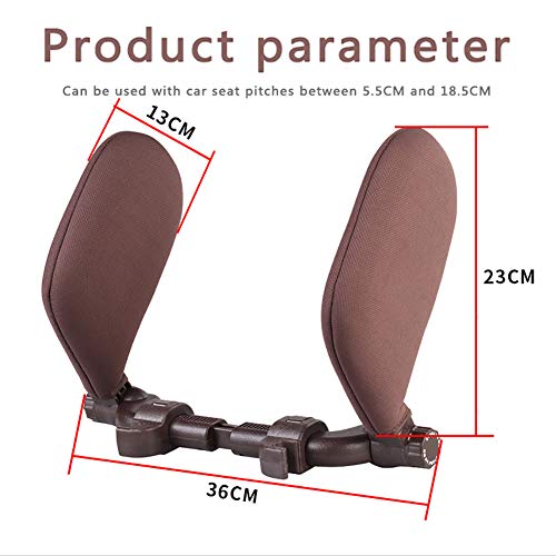 Almohada de reposacabezas para asiento de auto ajustable miniatura 2