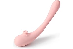 2-in-1 Vibrating G-Spot Vibrators & Clitoral Stimulation Dildo