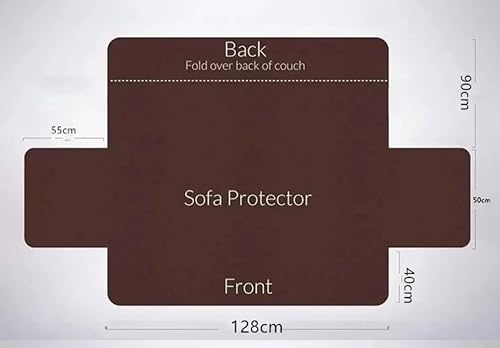 Miniatura 6 de Funda de sofá acolchada, lavable, extraíble, antidesgaste, protector de muebles para mascotas o niños (1, sillón reclinable y 2 plazas)