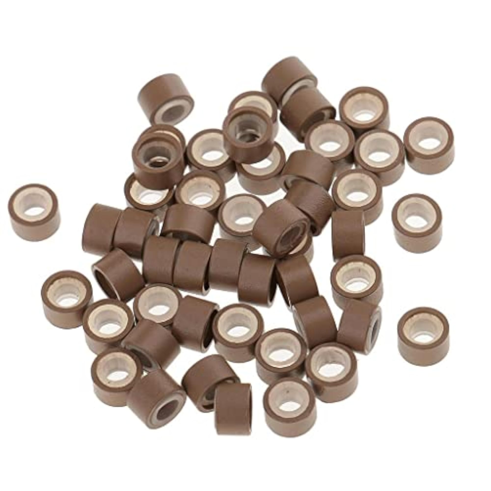 1000 Pieces Silicone Hair Extension Loop Micro Color Ring Beads