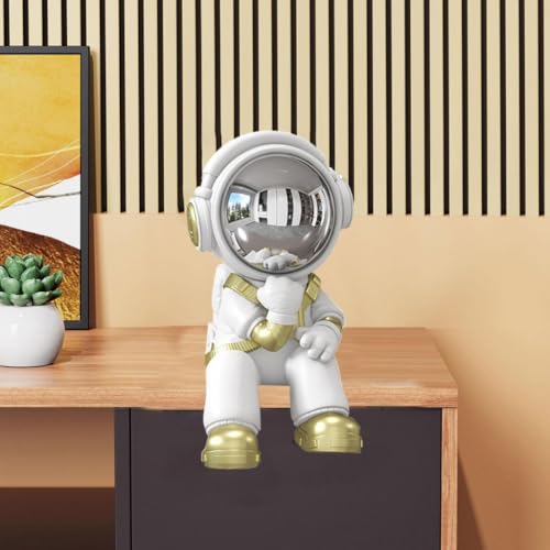 Figura de Astronauta de Resina para Escritorio 5.5x4.1x7.7 in miniatura 6