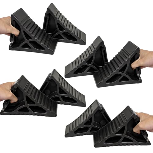 Image of Rubber Wheel Chocks for RV Trailer