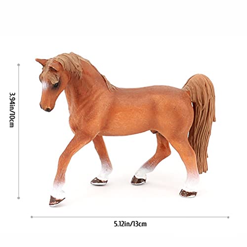 HUSHUI Mini cavallo modello figura giocattolo
