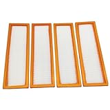 QIEFOAD RE198488 Cabin Air Filter 4Pcs Fit for John Deere 5055E 5101E 5065M 5095MH 5100R 6100D