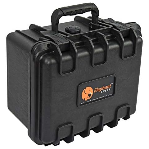 Elephant E130 Case with Foam for Camera, Video, Guns, Test and Metering Equipment Waterproof Hard Plastic Case Cover