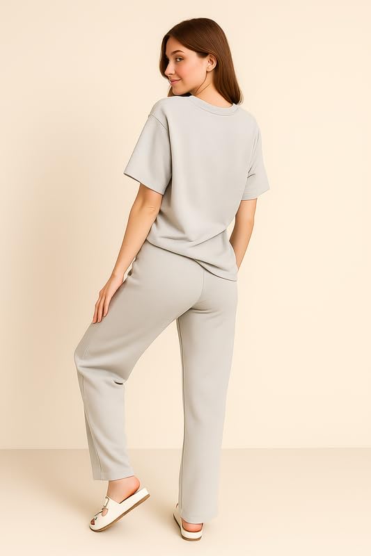 Image of My Swag Womens Cotton Night Suit | T-Shirt and Lower | Summer and Winter Sleepwear