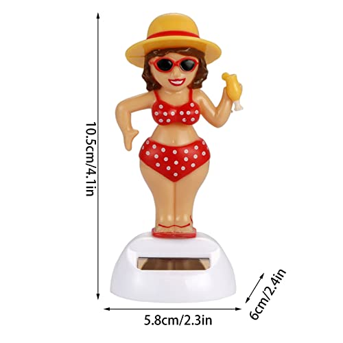 Lrxinki Giocattoli da ballo solari per cruscotto