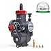 NIBBI Replacement Orginal High Performance Speed Modified Carburetor PE30MM Main jet Slow jet Fit Motorcycle Scooter Atv Dirt bike 180CC-300CC Honda Yamaha Suzuki Kawasaki CG GY6 Engine