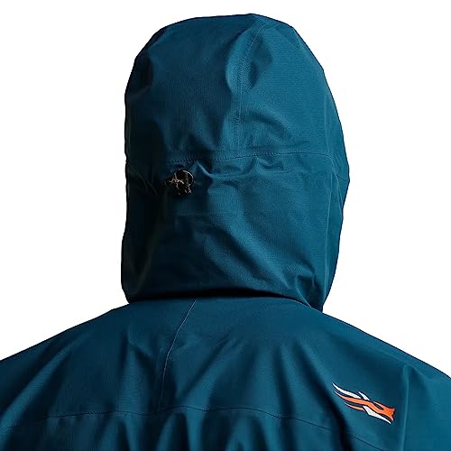 Sitka Gear Men's Dew Point Waterproof Lightweight Hunting Jacket, Deepwater, Large #TOP2