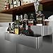 AmGood Stainless Steel 2-Tier Speed Rail Rack, NSF for Commercial Bars