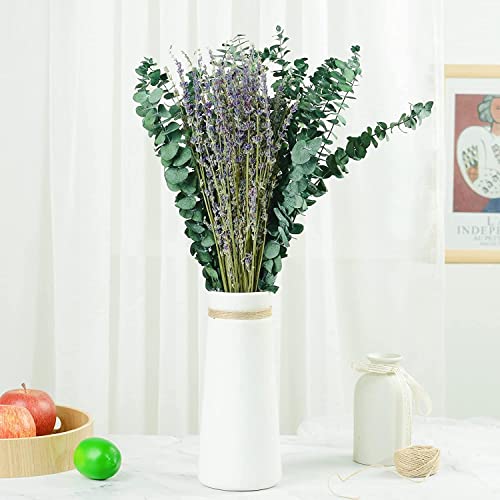 15 tallos de eucalipto y lavanda seca preservada miniatura 4