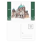 Liefermenge: 20 x Postkarten. 20 Stück Postkarten-Set Berlin Dom in Deutschland Glückspostkartenset Postkartensatz Postkartenversand