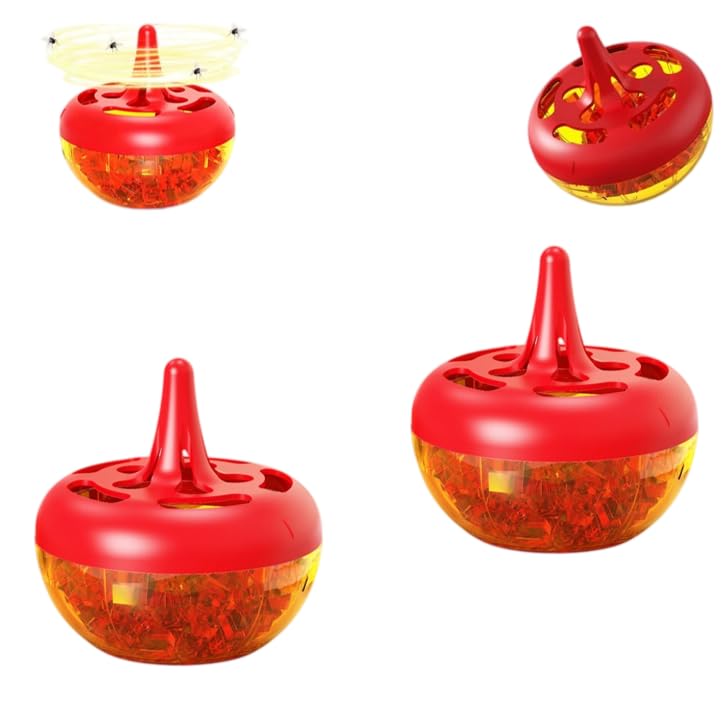 Reusable Fruit Fly Catcher Traps, Fruit Fly Trap, PestControl BeesInsect Trap, Non-Toxic Kitchen & Orchard Pest Control, Easy to Use for Kitchen Home (2PCS, C)