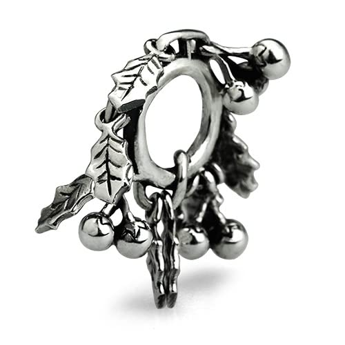 OHM Holly Hoop Sterling Silver Bead