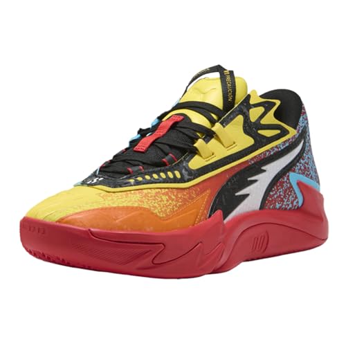 PUMA Mens Scoot Zeros Ii Caution Basketball Sneakers Shoes - Orange2