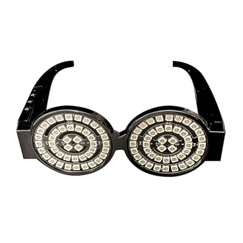 Lunettes à changement de couleur dynamique unisexes pour divertissement nocturne
