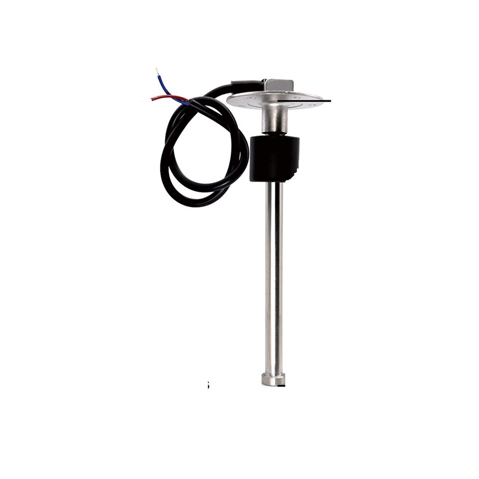 Czujnik poziomu paliwa, 0-190ohm czujnik poziomu paliwa ze stali nierdzewnej 125 150 200 300 400mm dla 52mm cyfrowy wskaźnik poziomu paliwa wskaźnik poziomu w zbiorniku wody(Only 450mm sensor)