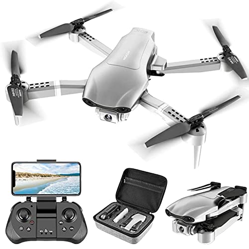 GPS Drone with 4K Camera for Adults, Foldable Drone with 5GHz FPV Live Video RC Quadcopter with Auto Return Home, Follow Me,Dual Cameras, Headless Mode, 2 Batteries and Carrying Case
